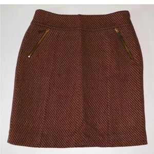 *Final Price* Ann Taylor Midi Pencil Skirt Multicolor Stripe Lined NWOT Size 4